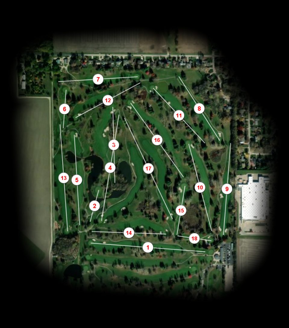 University of Illinois Golf Club Orange course overview
