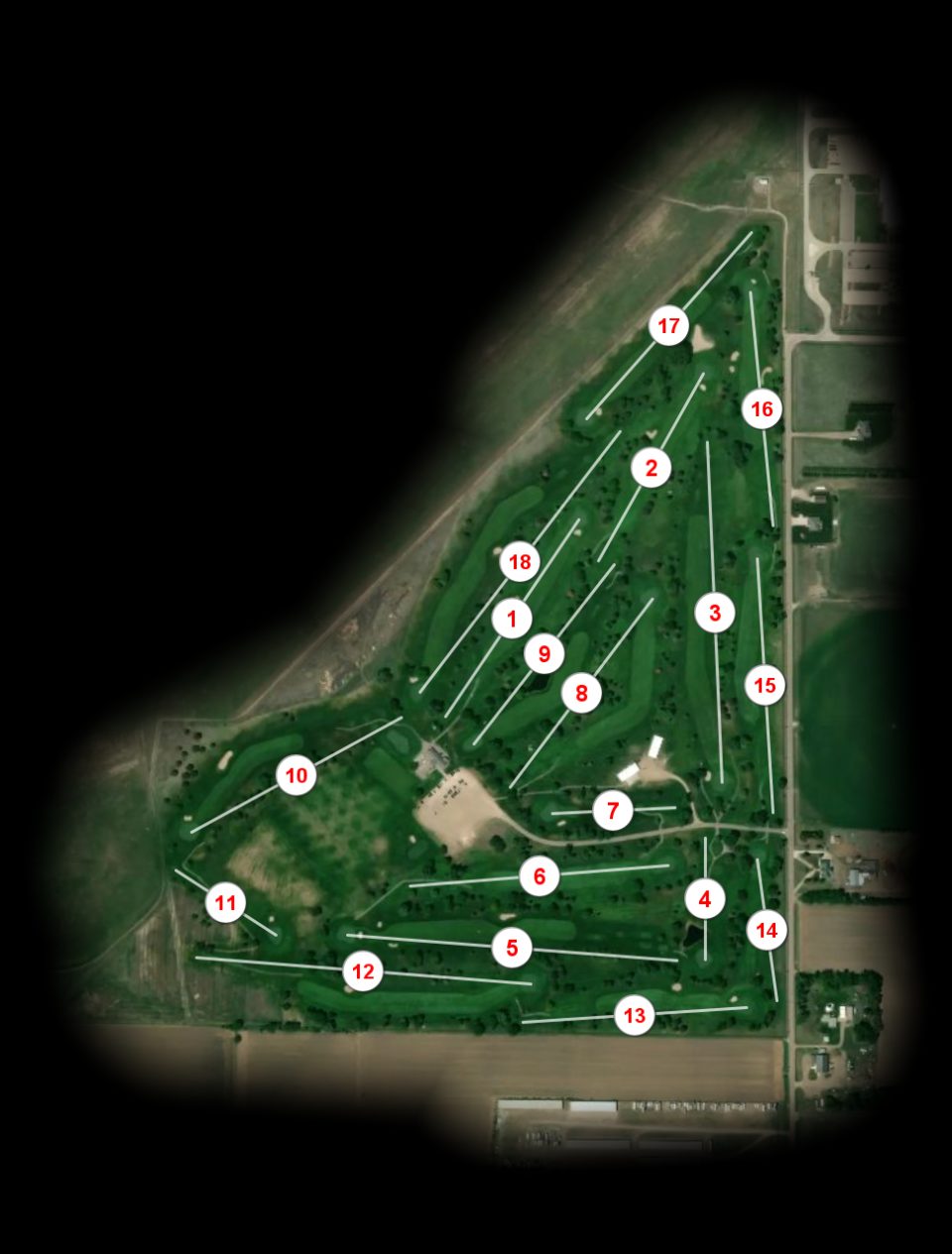 Grand Island Municipal Golf Course Jackrabbit Run course overview