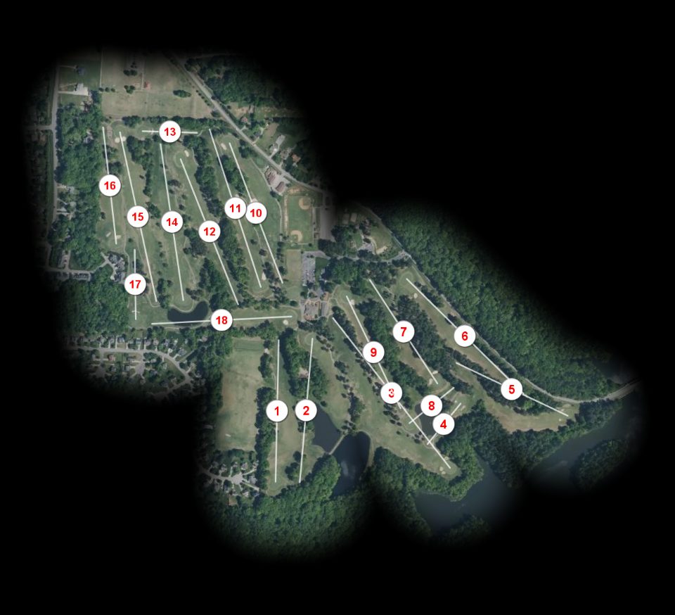 Jamestown Park Golf Course course overview