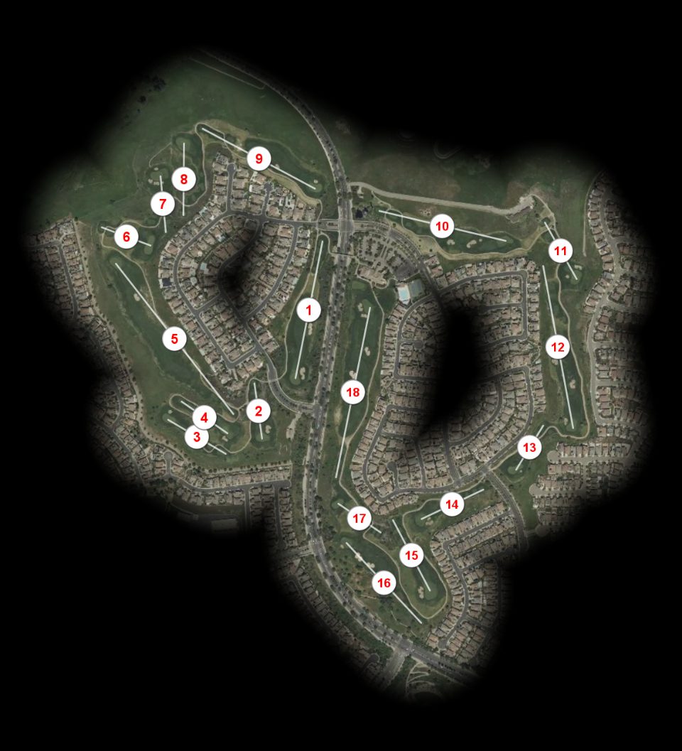 Dublin Ranch Golf Club course overview