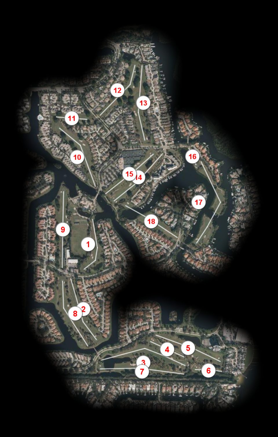 Jonathans Landing Country Club Village course overview
