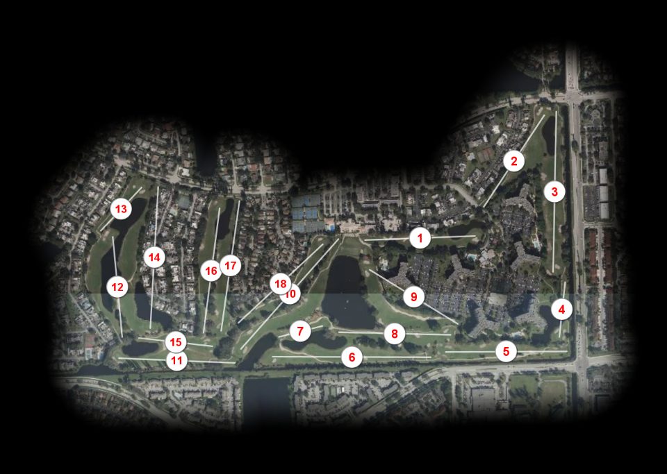 Pembroke Lakes Golf course overview