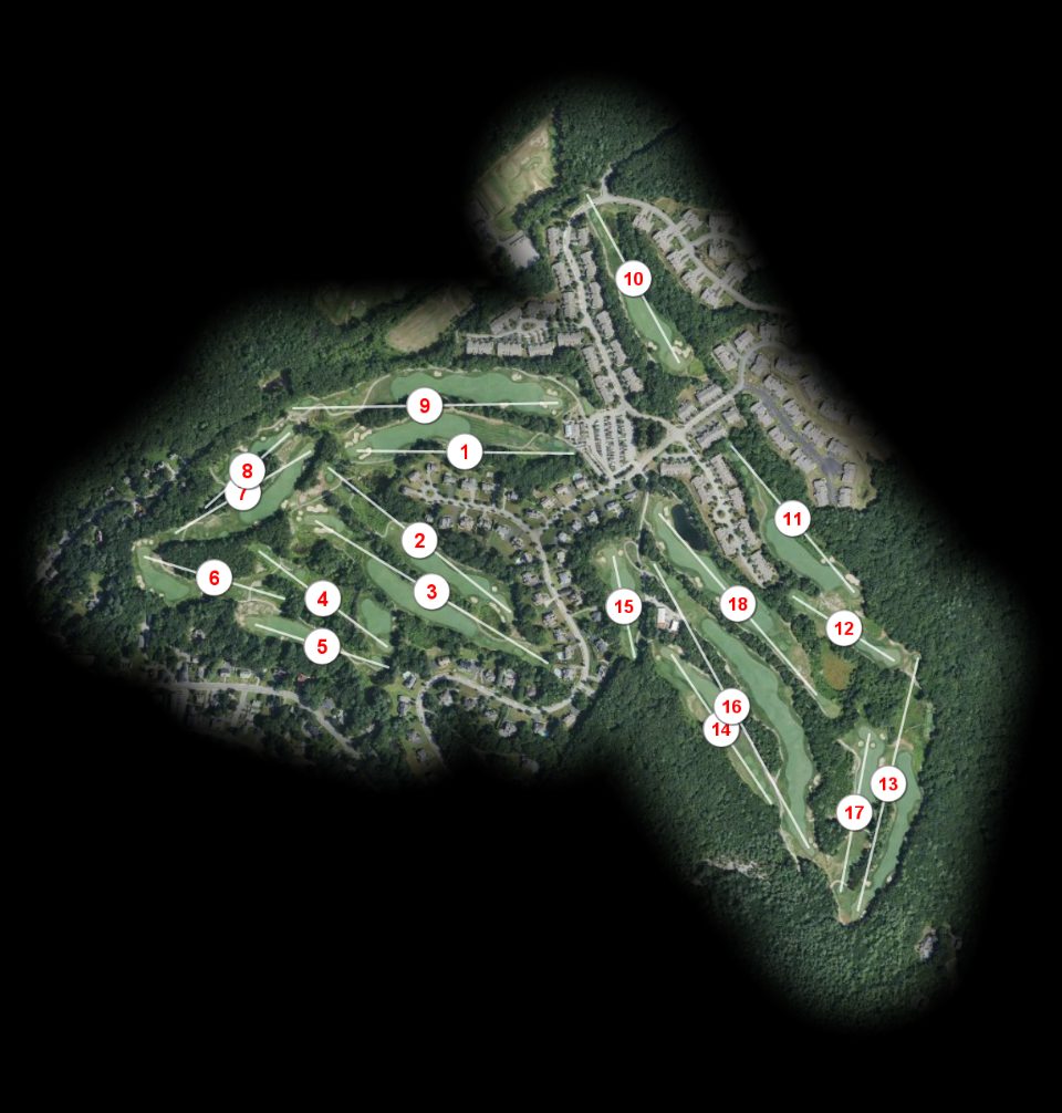 Shining Rock Golf Club course overview