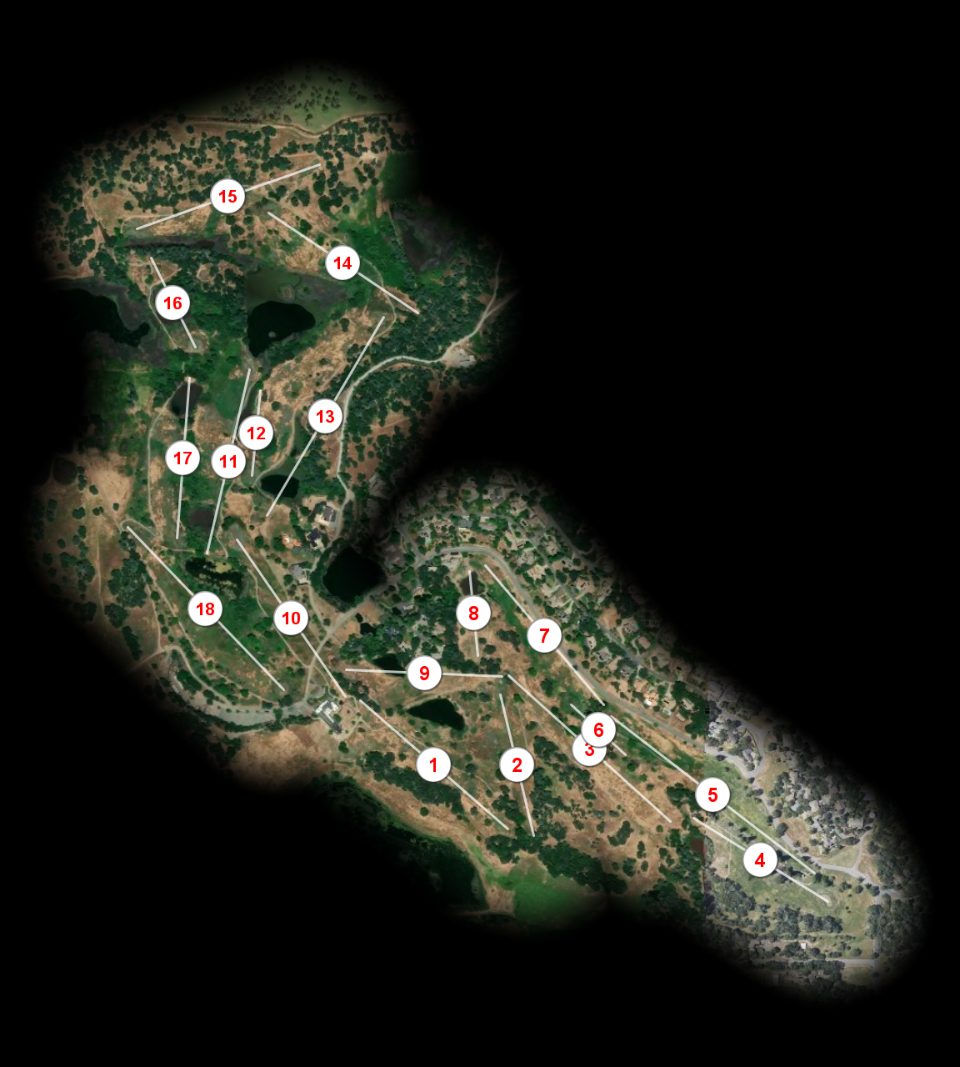 Auburn Valley Country Club course overview