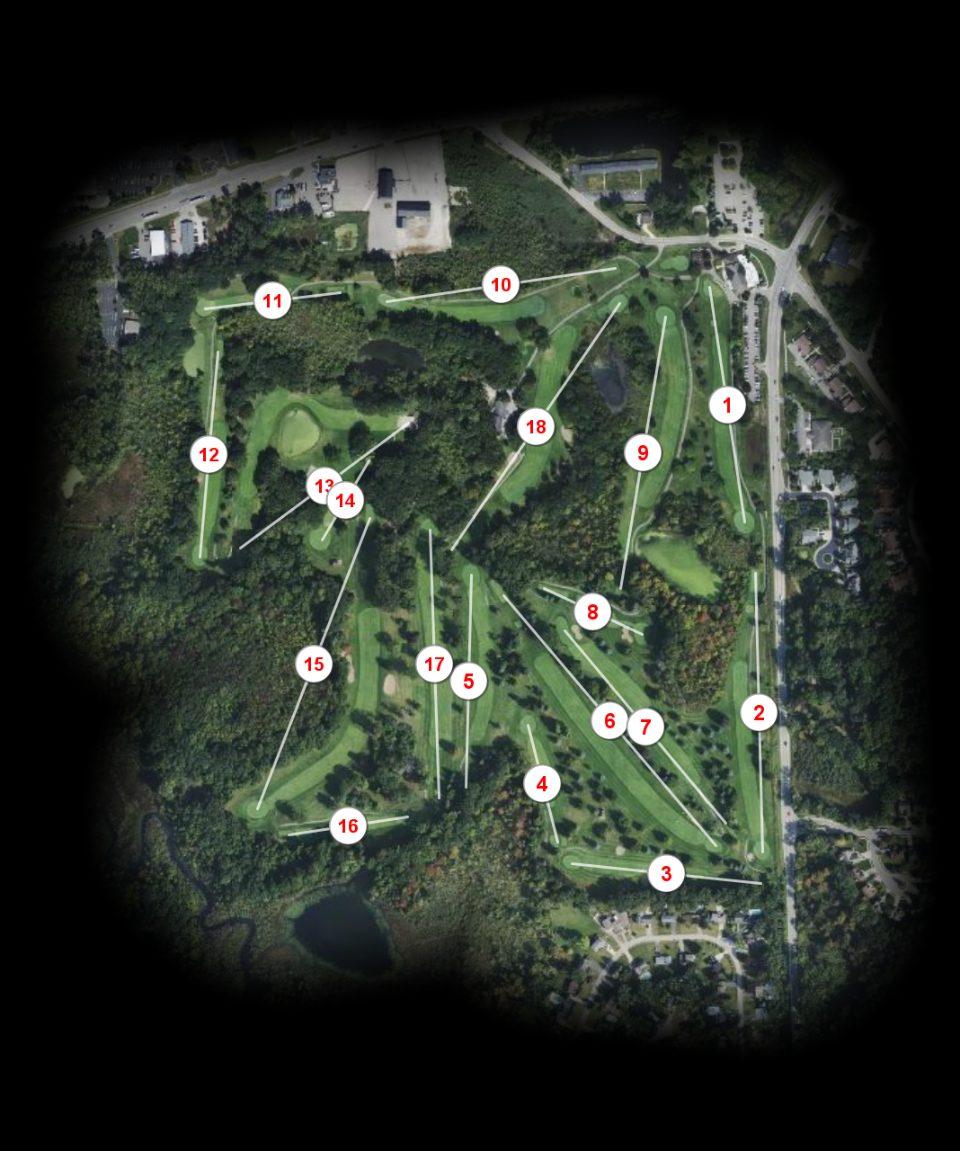 White Lake Oaks Golf Course and Event Center course overview