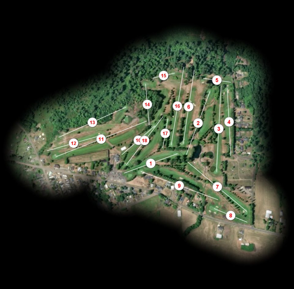 Alderbrook Golf Course course overview