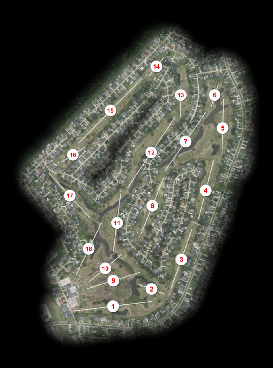 Cypress Lakes Country Club Ormond course overview
