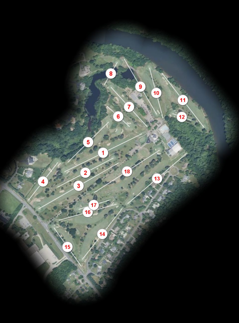 Fredericksburg Country Club course overview