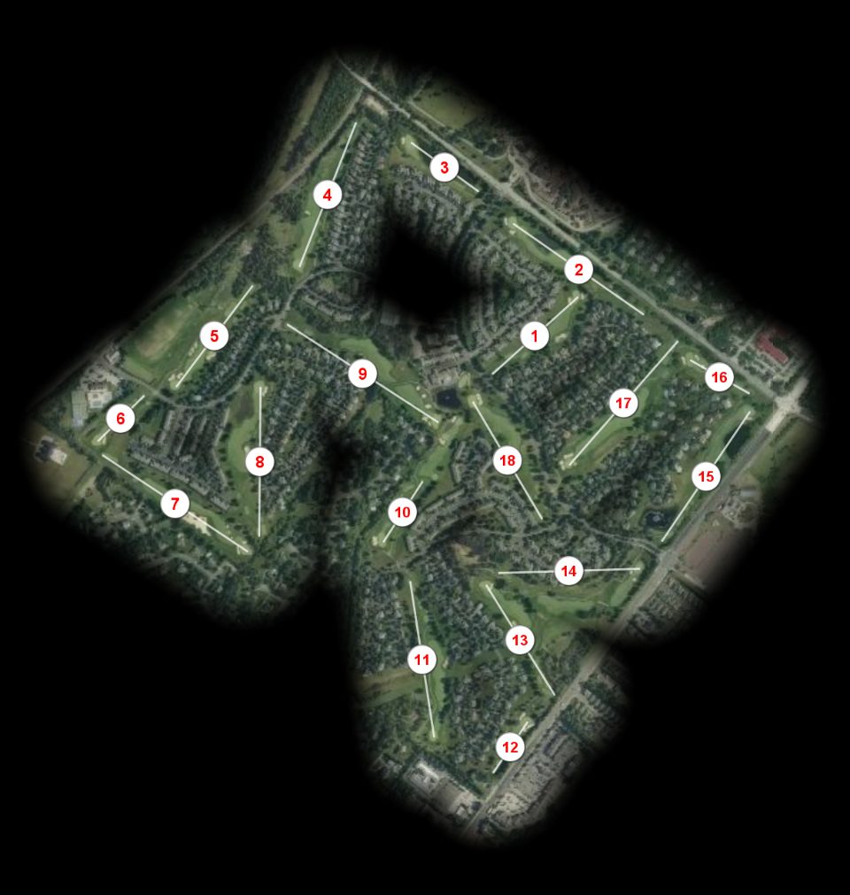 Blue Bell Country Club course overview
