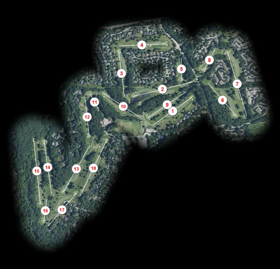 Hobbits Glenn Golf Club course overview