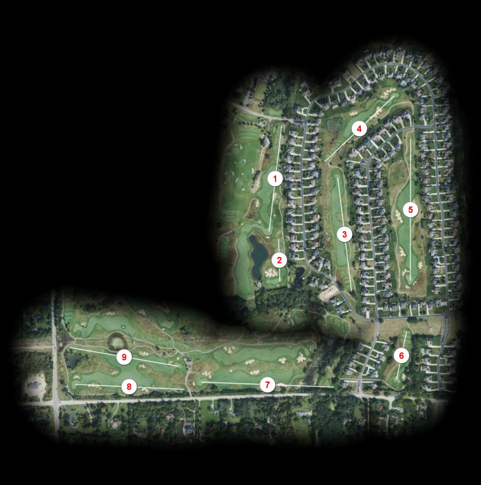 Estates nine at Twin Lakes Golf Club
