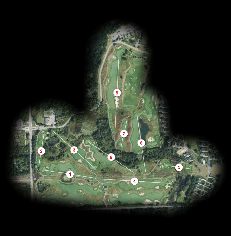 Links nine at Twin Lakes Golf Club