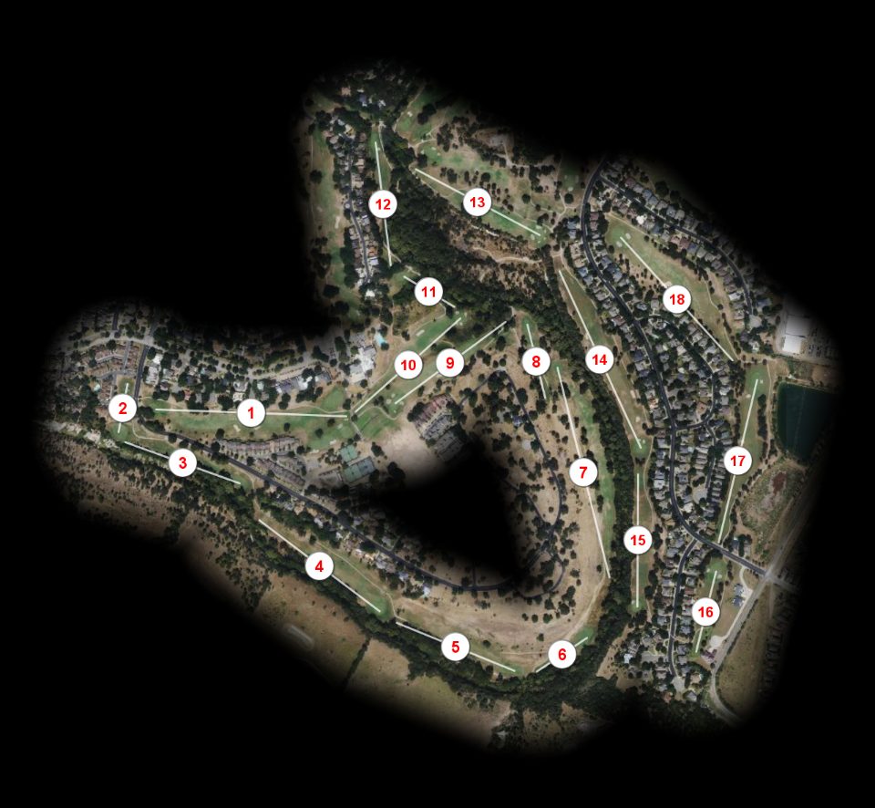 Onion Creek Club Original/North course overview