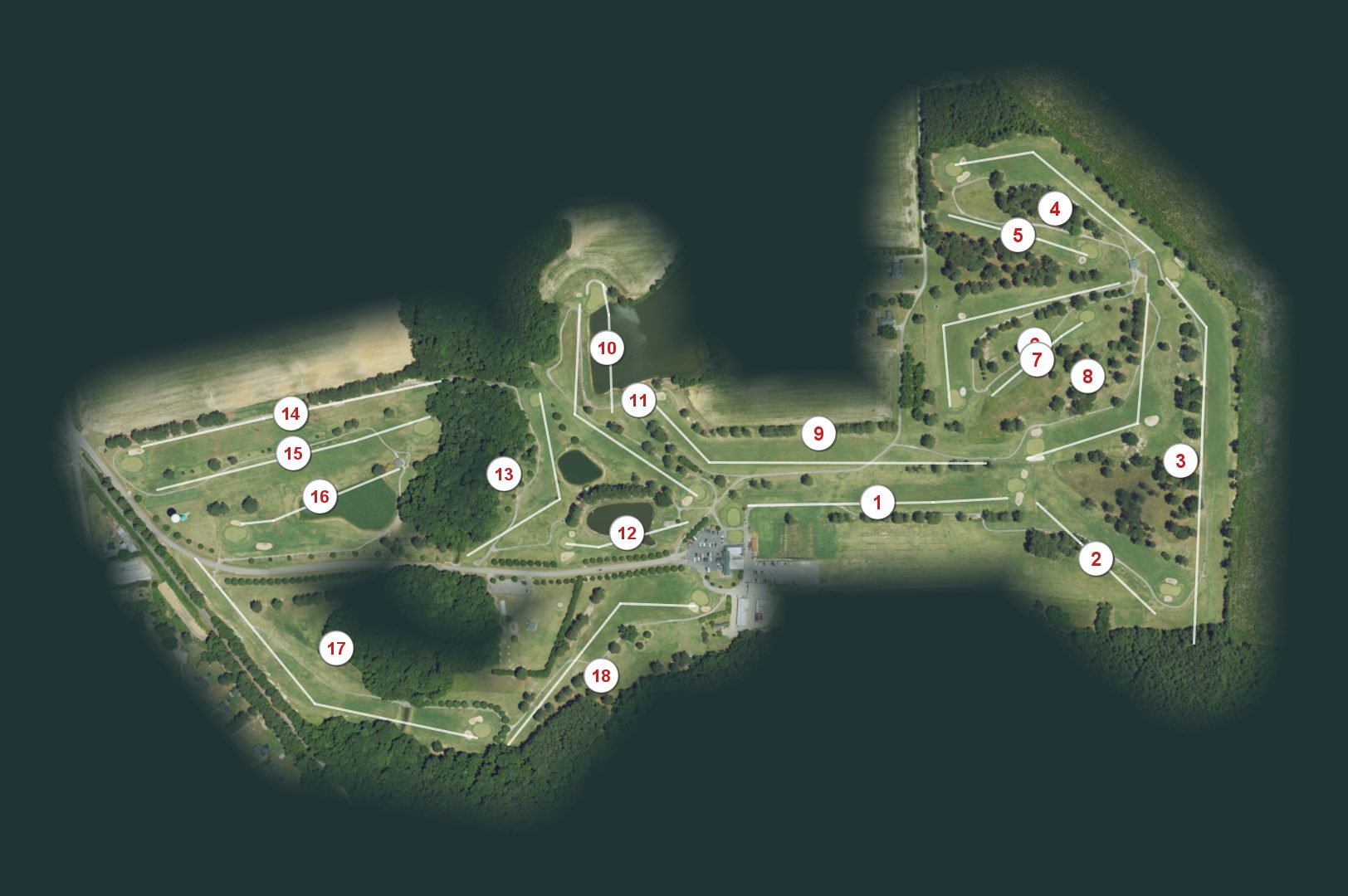 Wedgewood Golf Course course map
