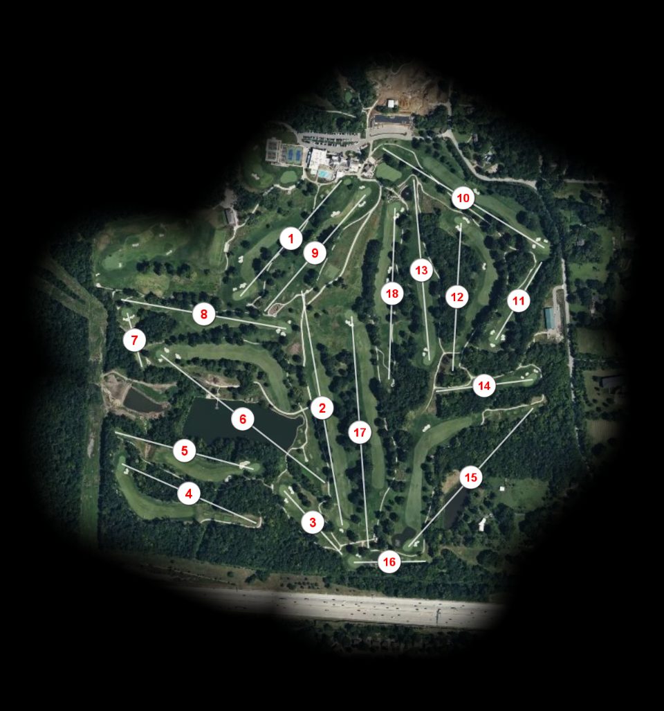 Oakwood Country Club course overview