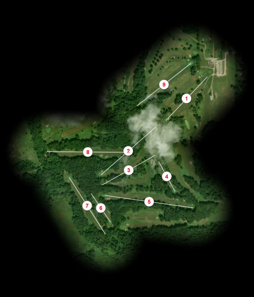 Blue nine at Hickory Hills Golf Club