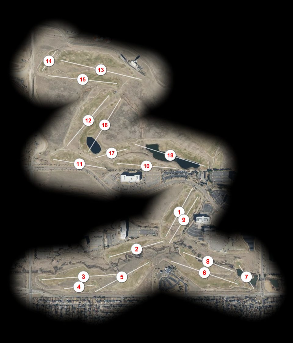 Walnut Creek Golf Preserve course overview