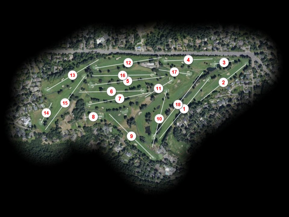 Oswego Lake Country Club course overview