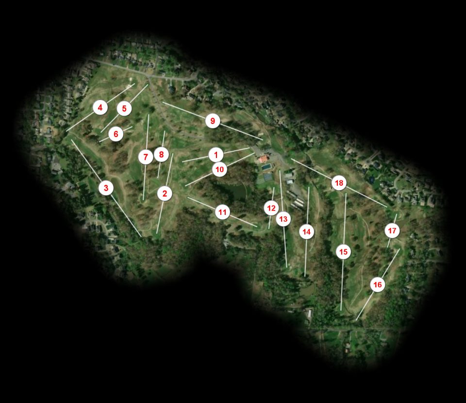 Rolling Hills Country Club course overview
