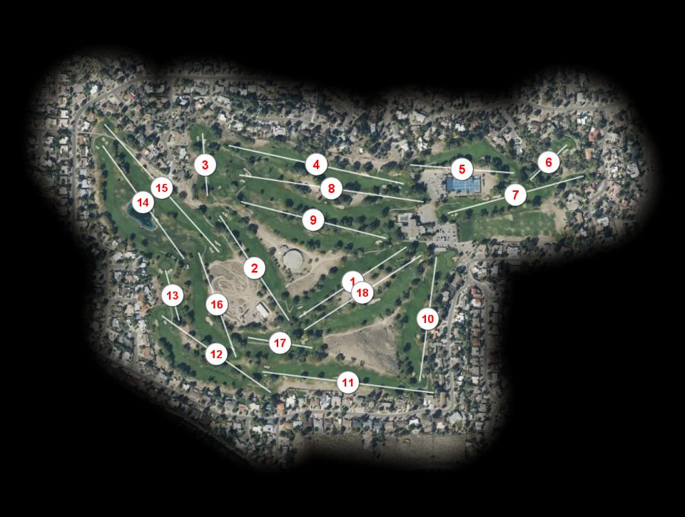 Four Hills Country Club course overview