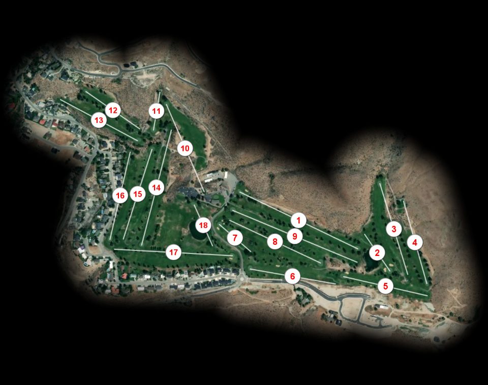 Lake Chelan Golf Course course overview