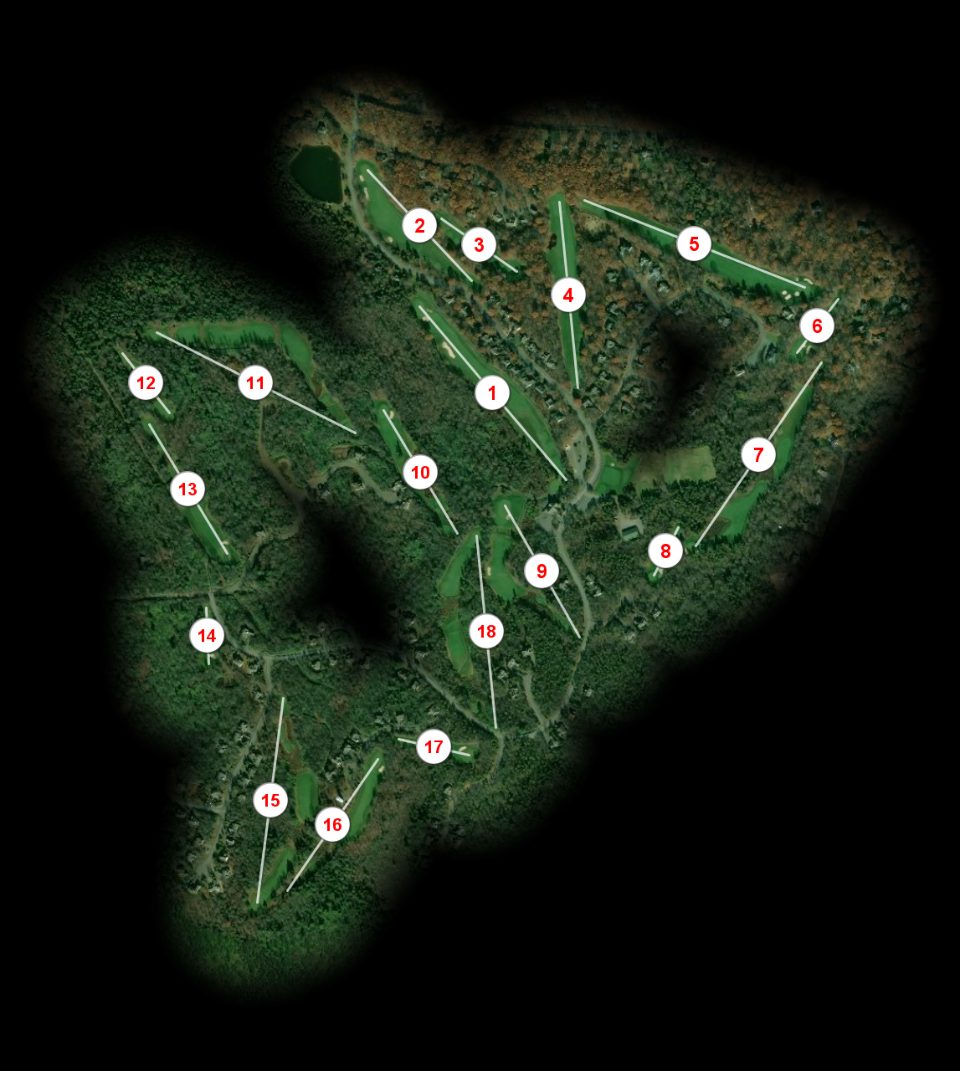 Pinecrest Lake Golf & Country Club course overview