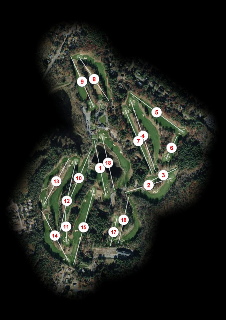 Walpole Country Club course overview