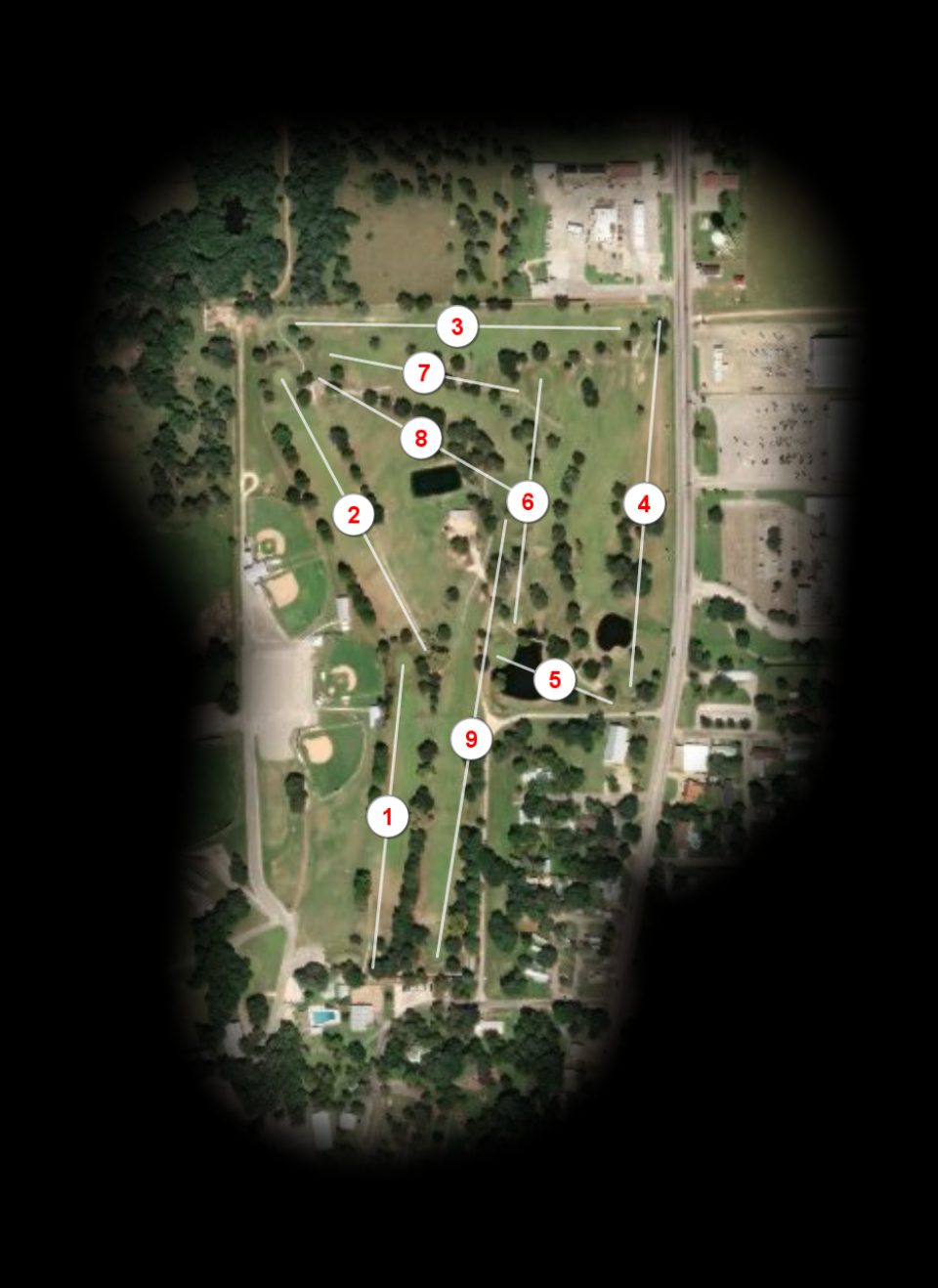 Hallettsville Municipal Golf Club course overview