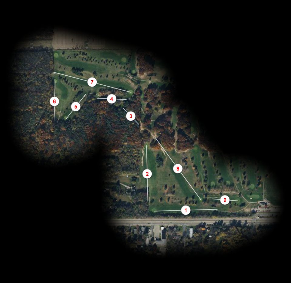 Red nine at Hickory Ridge Golf Club