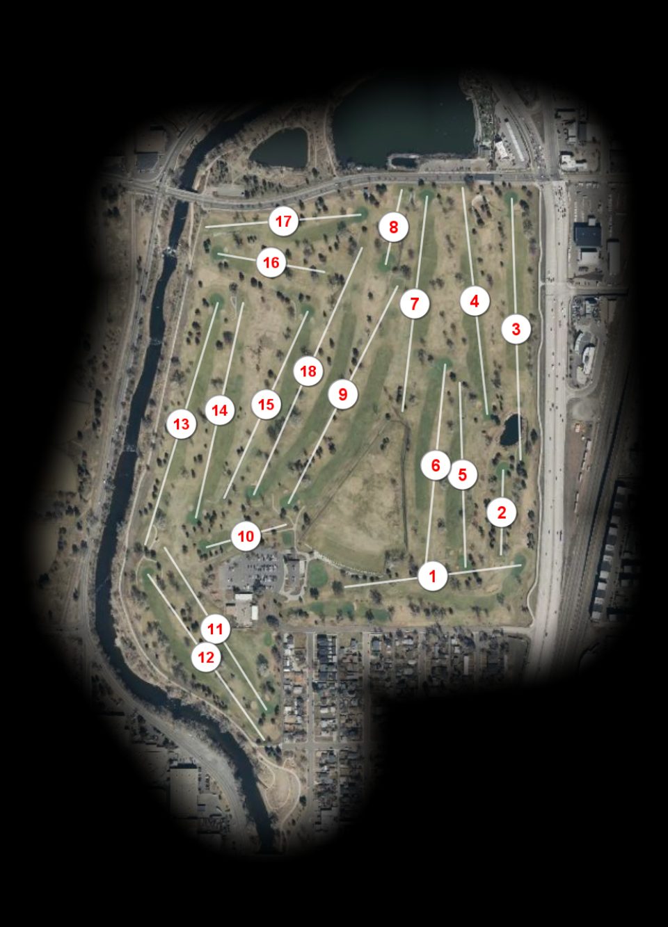 Overland Golf Course course overview