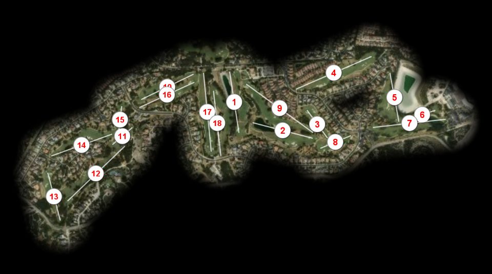 The Hills Country Club Flintrock Falls course overview