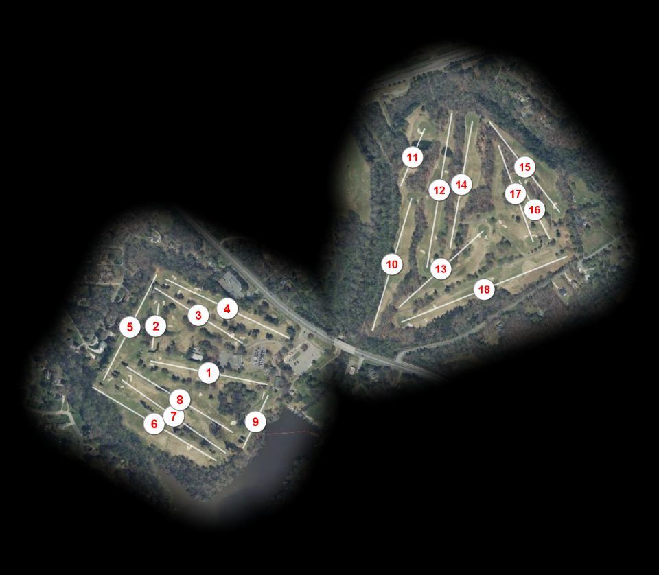Monroe Country Club course overview
