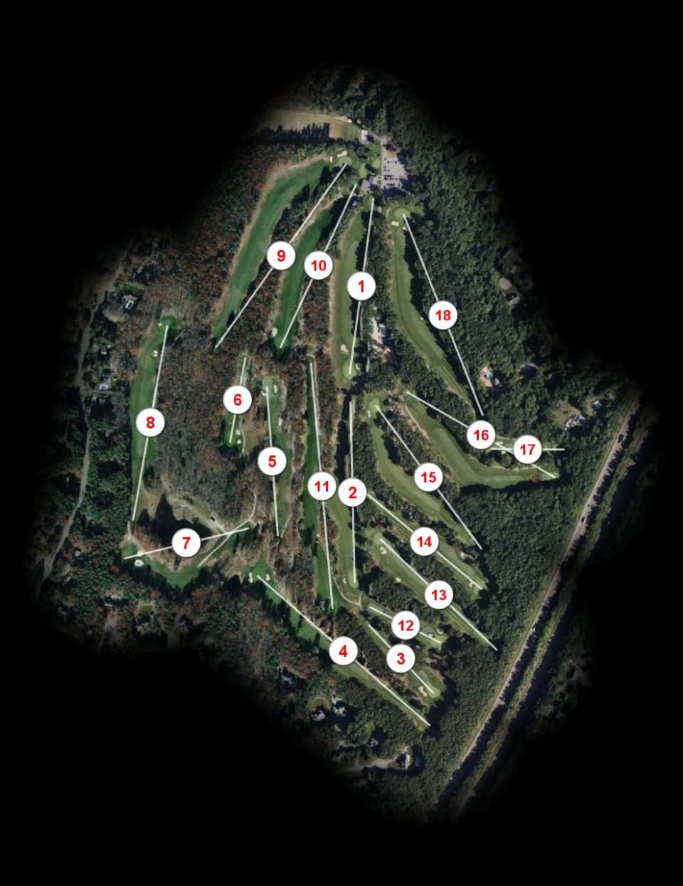 Foxborough Country Club course overview
