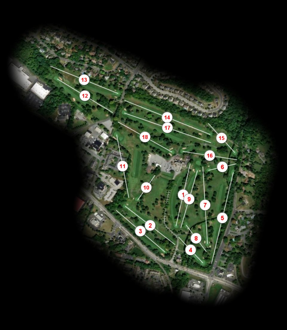 Reading Country Club course overview