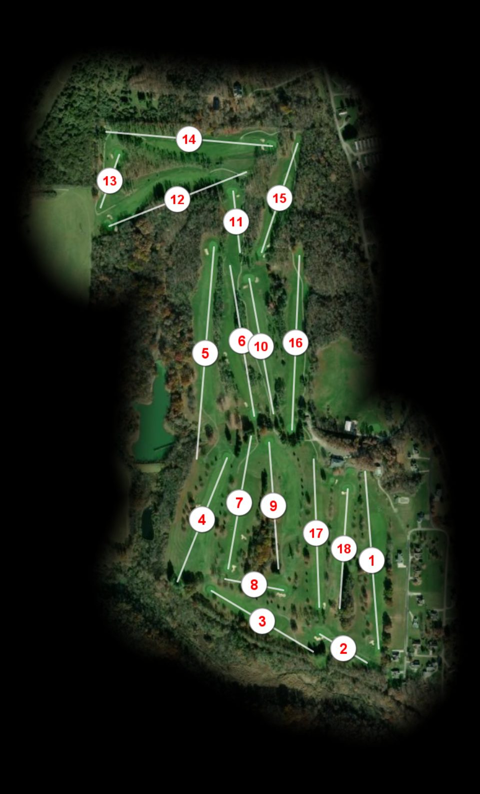 Cadiz Country Club course overview