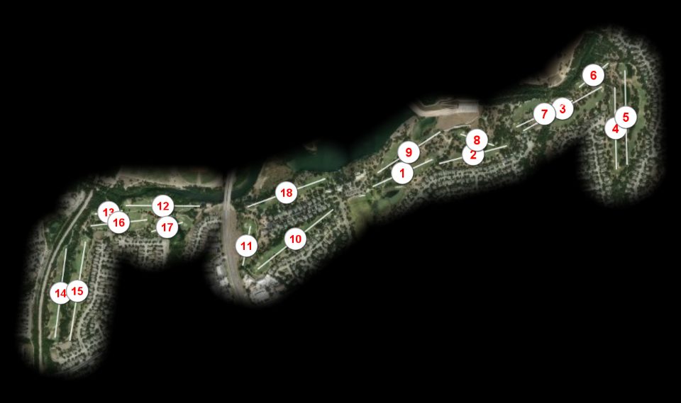 Avery Ranch Golf Club course overview