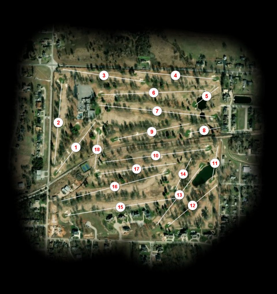 Twin Hills Country Club course overview