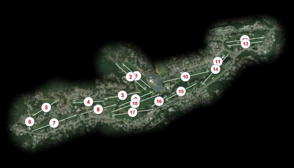 Marin Country Club course overview