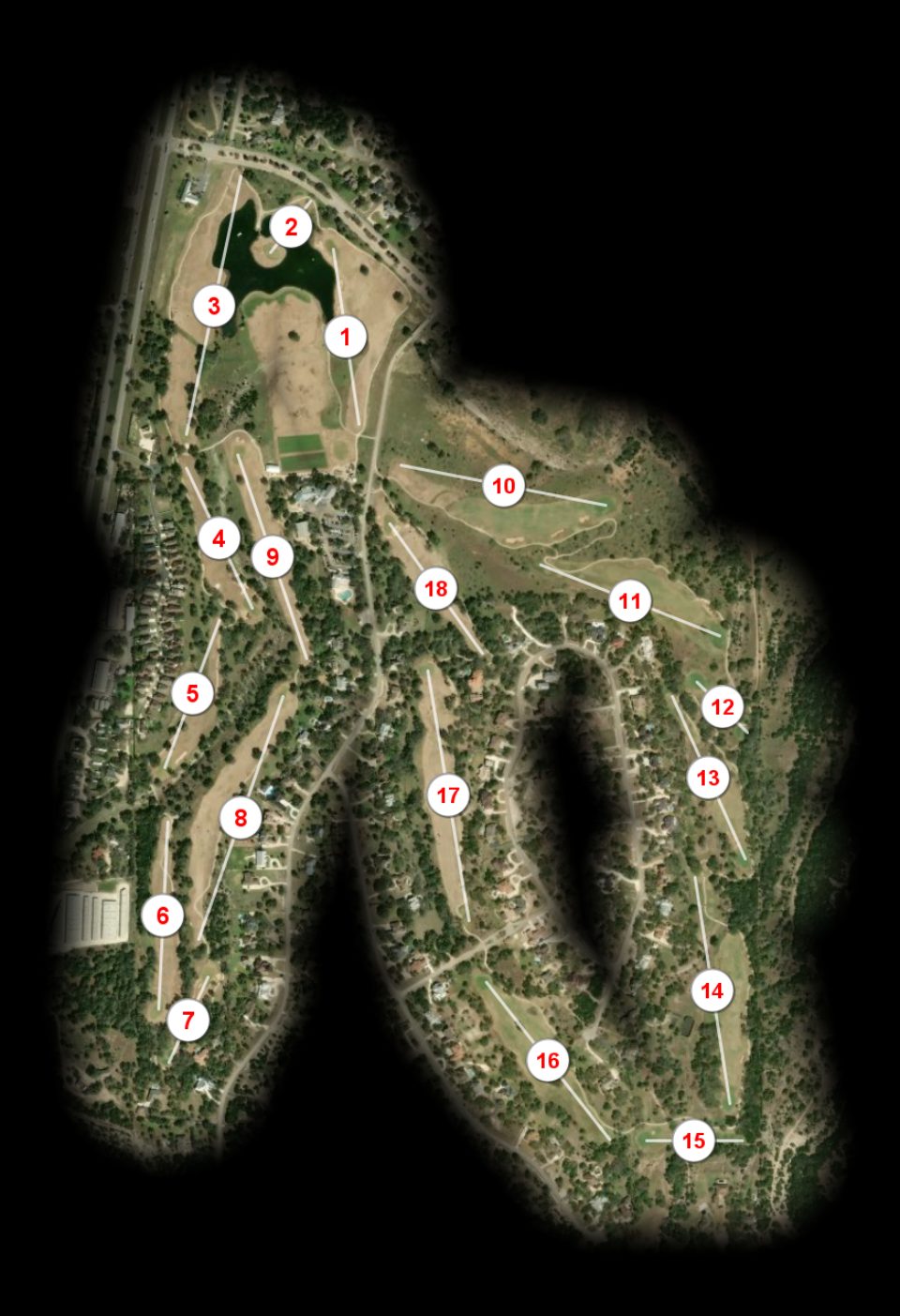River Crossing Golf Club course overview