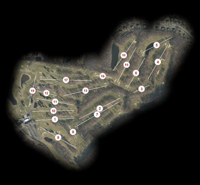 Flanders Valley Golf Course Blue/White
