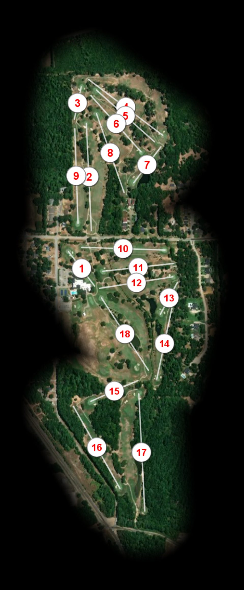 Pinecrest Country Club course overview