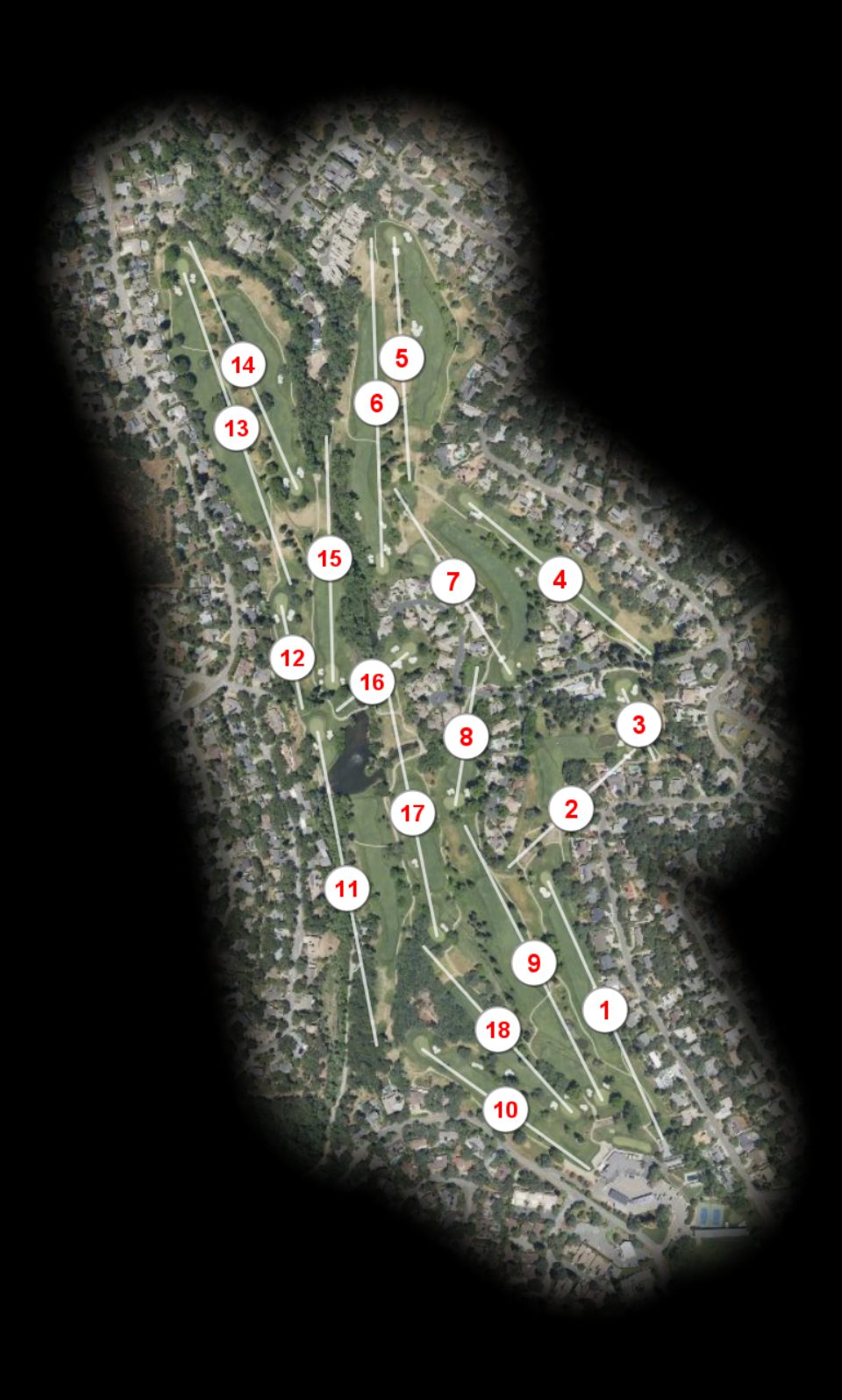 Cameron Park Country Club course overview