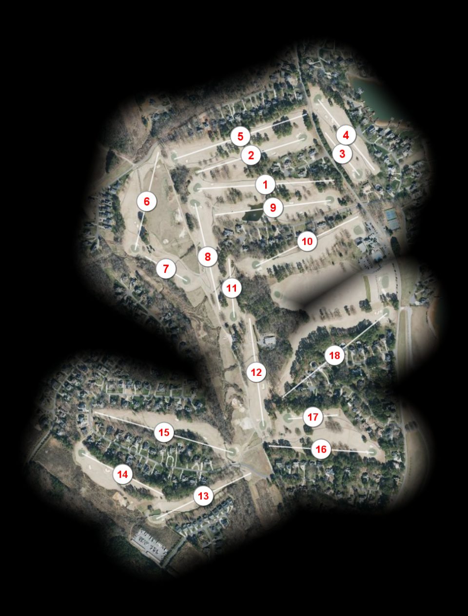 Cowans Ford Country Club course overview