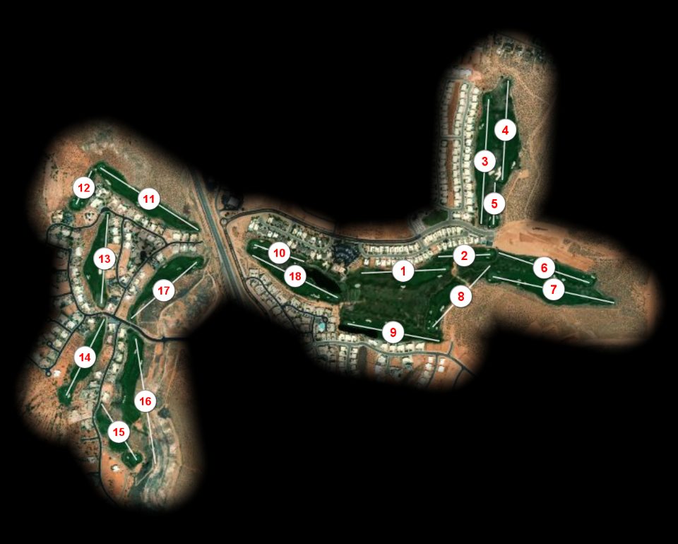 The Ledges Golf Club Valderra course overview