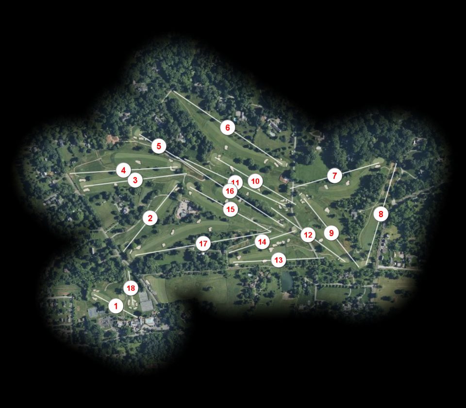 Green Spring Valley Hunt Club course overview