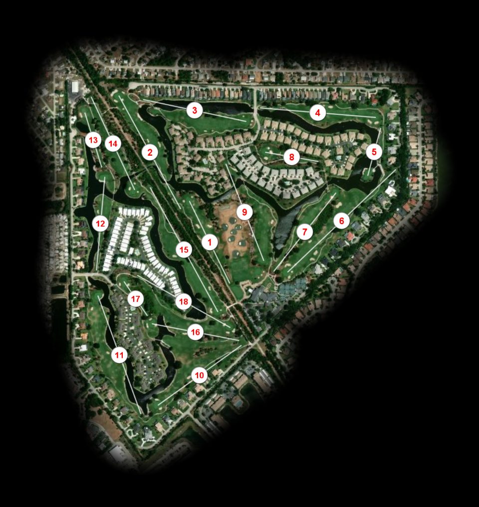 Estero Country Club at the Vines course overview