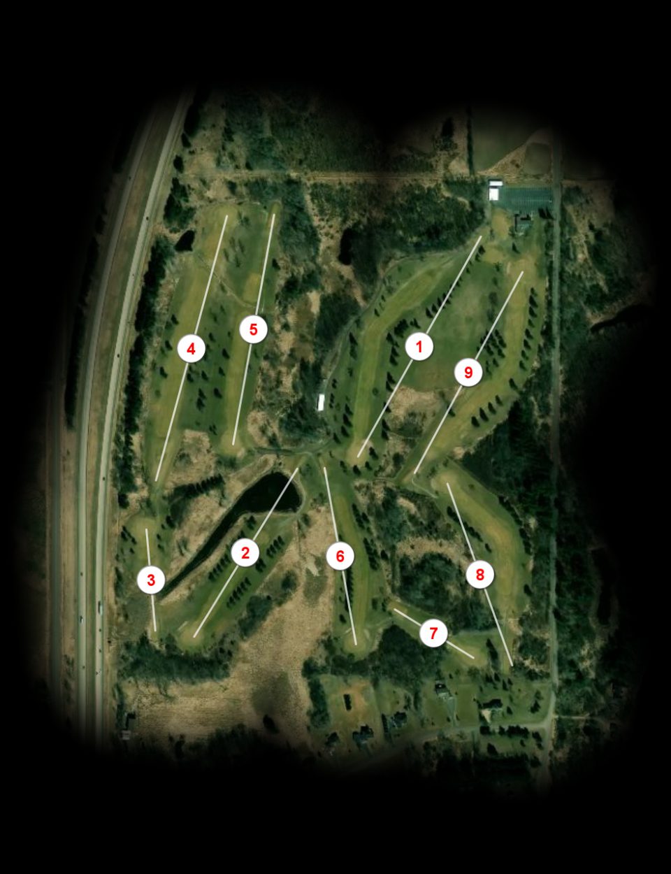 Pine City Country Club course overview