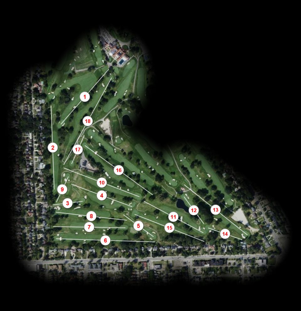 Detroit Golf Club South course overview