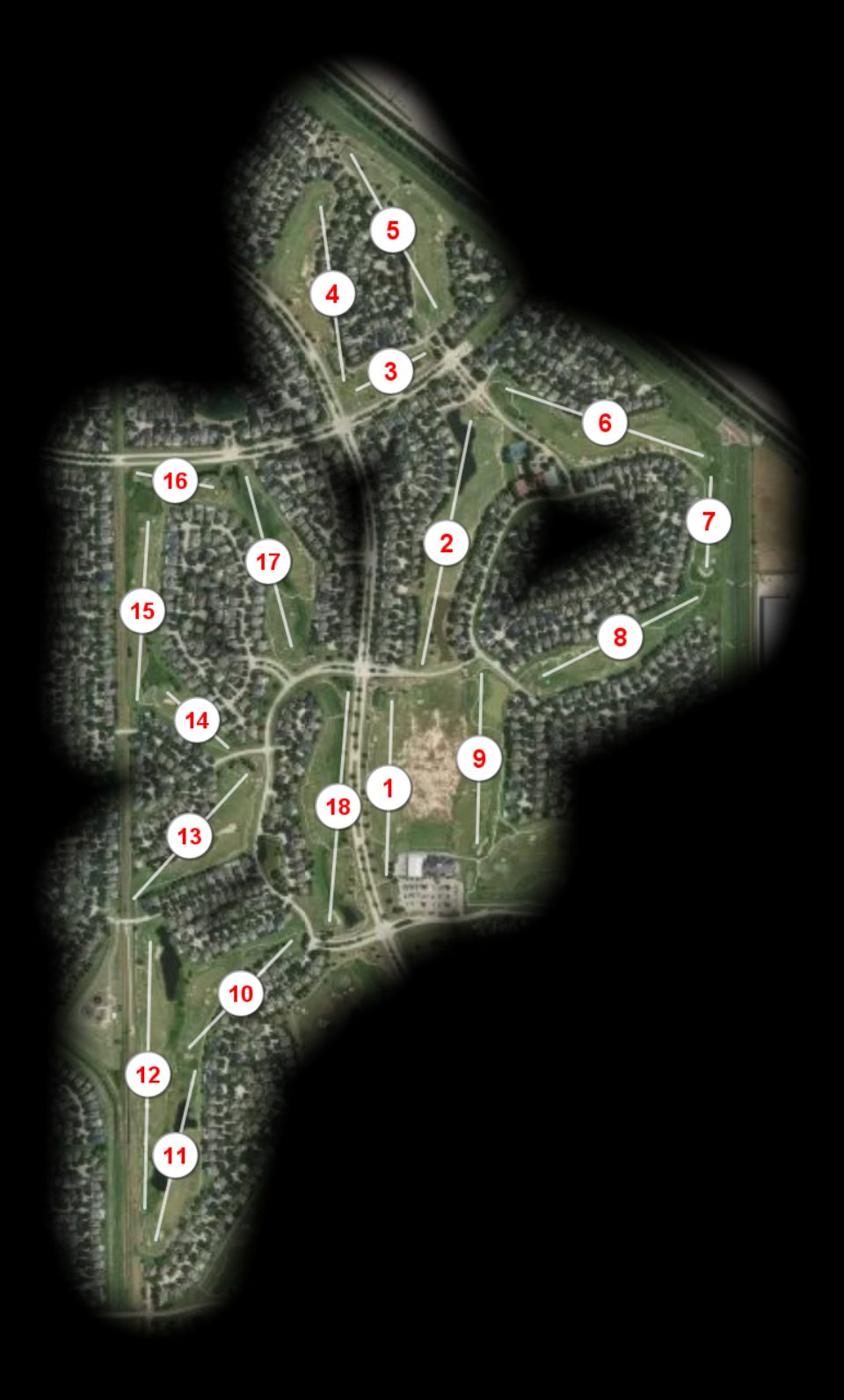 Houston National Golf Club course overview