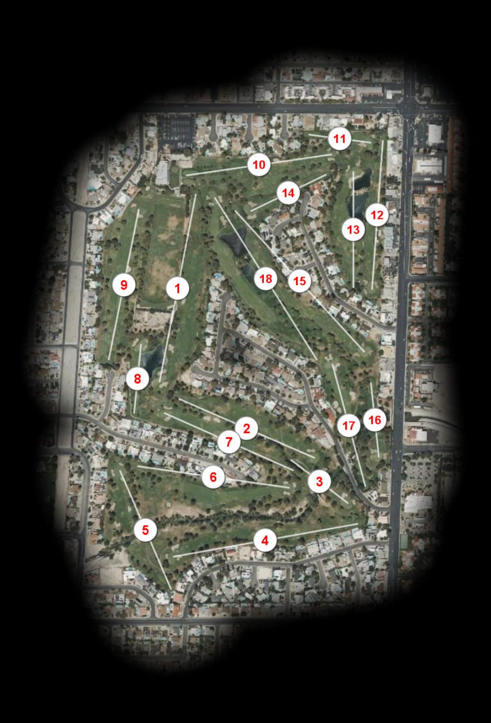 Las Vegas National Golf Course course overview